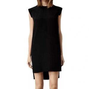 All Saints Silk Tonya Lew Dress - Black - Size US 4